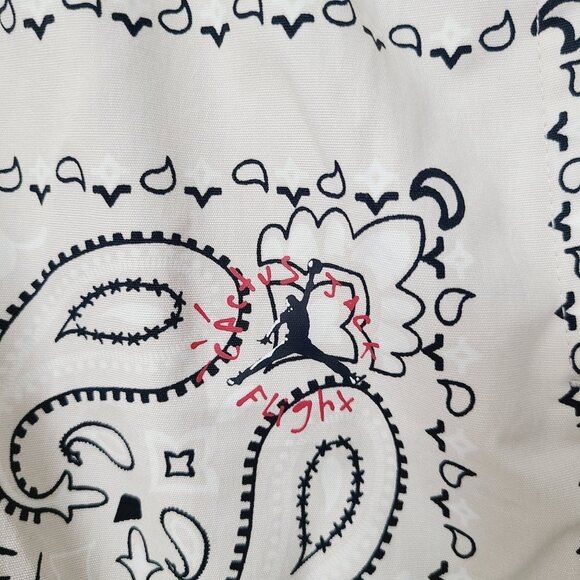 Nike Air Jordan X Travis Scott Paisley Shorts DO4099-104 Size XL - Picture 3 of 7